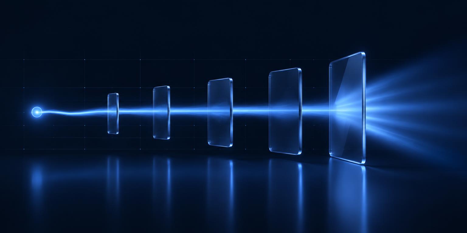 Four-stage engineering workflow from concept to live production
